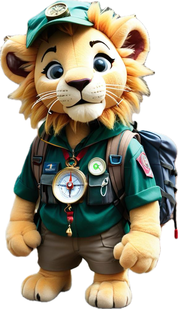 SLAGA MASCOT LOUIE THE LION