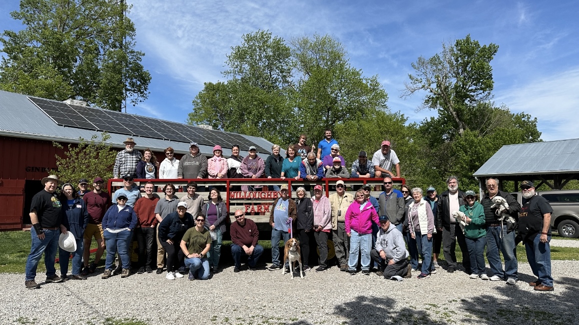 Spring picnic 2024 large group photo landscape